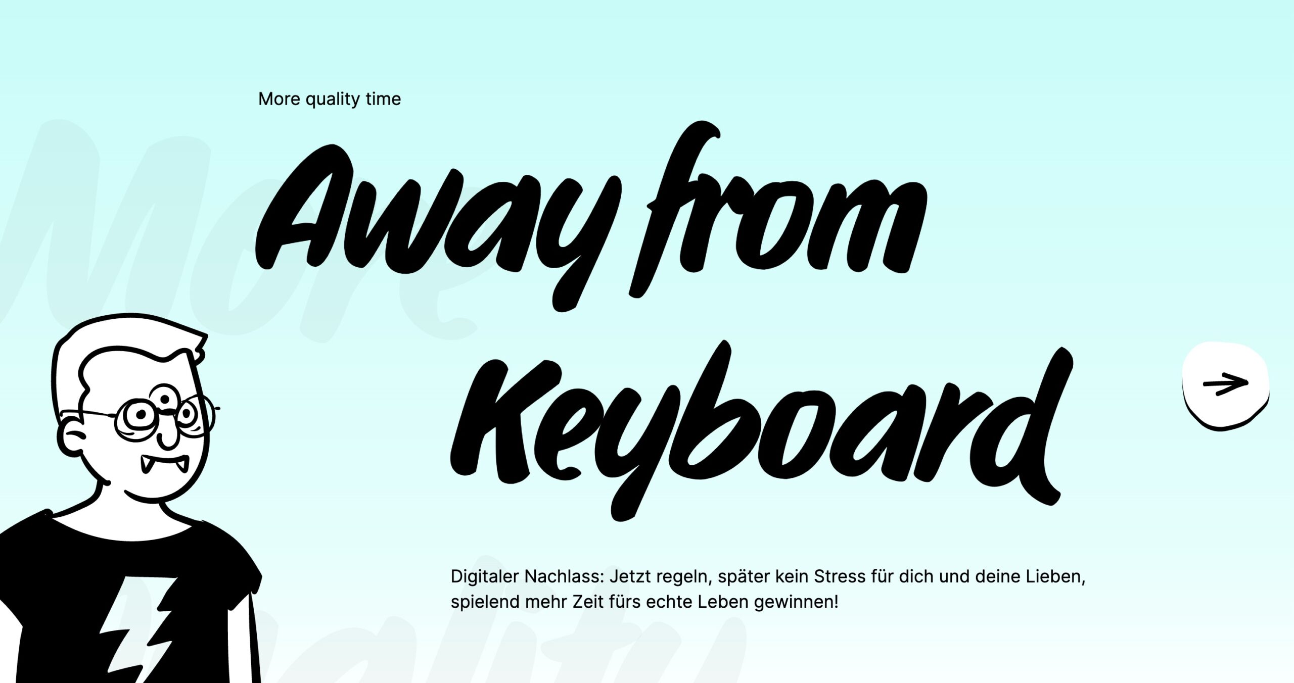 Web-Projekt „Away from keyboard“: Heute informiert, morgen sorgenfrei?